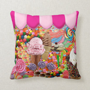 Cute Snoep Ice Cream Sweet Sixteen Pillow Kussen