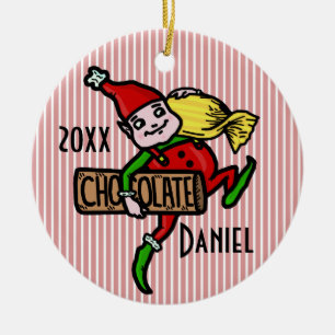 Cute  Snoep Kerstmis  Keramisch Ornament