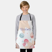 Cute Snoep Macarons Personalized Schort (Gedragen)