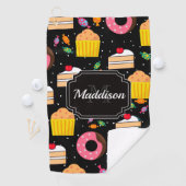 Cute Snoep Pattern Golfhanddoek (Insitu)