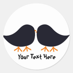 Cute Snorhaar Vogel Stickers