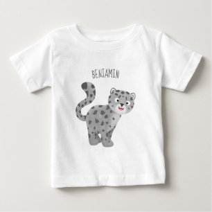 Cute snow leopard cartoon