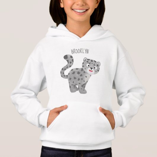 Cute snow leopard cartoon (Voorkant)