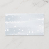 Cute Snowflakes Baby shower Books for Baby Informatiekaartje (Achterkant)