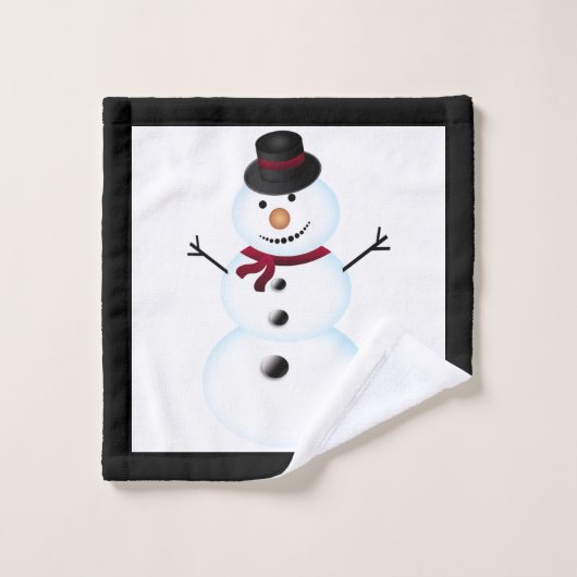 Cute Snowman (Gant de toilette)