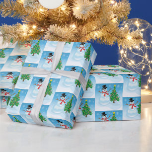 Cute Snowman Cadeaupapier