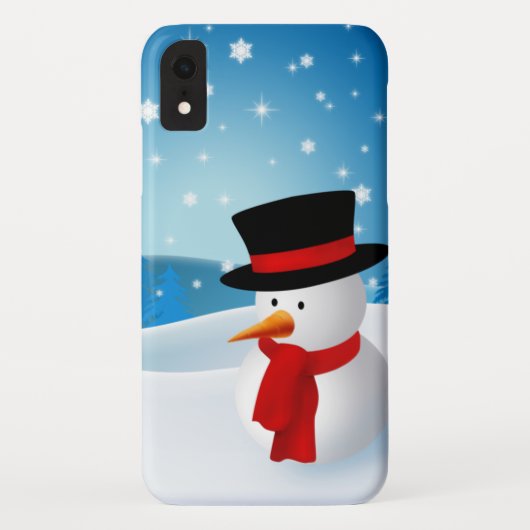 Cute Snowman Case-Mate iPhone Case (Achterkant)