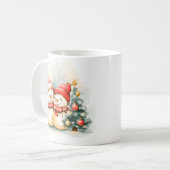 Cute Snowman Christmas Mug Wrap (Devant gauche)