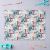 Cute Snowman Christmas  Tissuepapier (Craft)