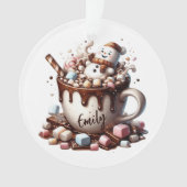 Cute Snowman Cocoa Design  (devant)