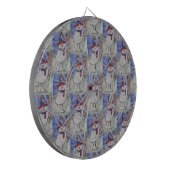 Cute Snowman Dartbord (Voorkant Links)