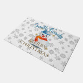 Cute Snowman Deurmat (Schuin)