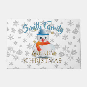 Cute Snowman Deurmat