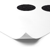 Cute Snowman Face Print Home Decor Art (Hoek)