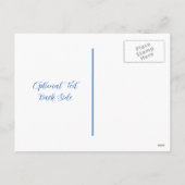 Cute Snowman Feestdagenkaart (Achterkant)