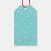 Cute Snowman Gift Labels Cadeaulabel (Achterkant)