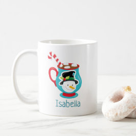 Cute Snowman Hot Cocoa Persoonlijke kerstMok Koffiemok