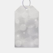 Cute Snowman in Winter Fotograaf Party Favor Cadeaulabel (Achterkant)