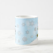 Cute snowman-kerstFeestdagen Koffiemok (Center)