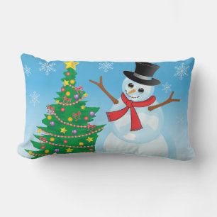 Cute Snowman Kussen