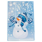 Cute Snowman Medium Cadeauzakje (Achterkant)