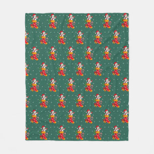 Cute Snowman Pattern Kerstmis Fleece Deken