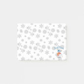 Cute Snowman Post-it® Notes (Voorkant)