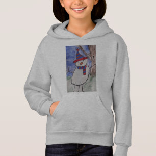 Cute Snowman Sweat - shirt à capuche pour enfants