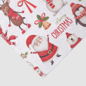 Cute Snowman Tissue Paper Tissuepapier (Detail)