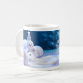 Cute Snowman Winter / Christmas Mug (Devant gauche)