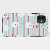 Cute Snowman Winter Design iPhone 5 Hoesje (Achterkant (horizontaal))
