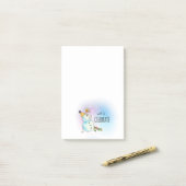 Cute Snowmen Post-it® Notes (Op bureau)