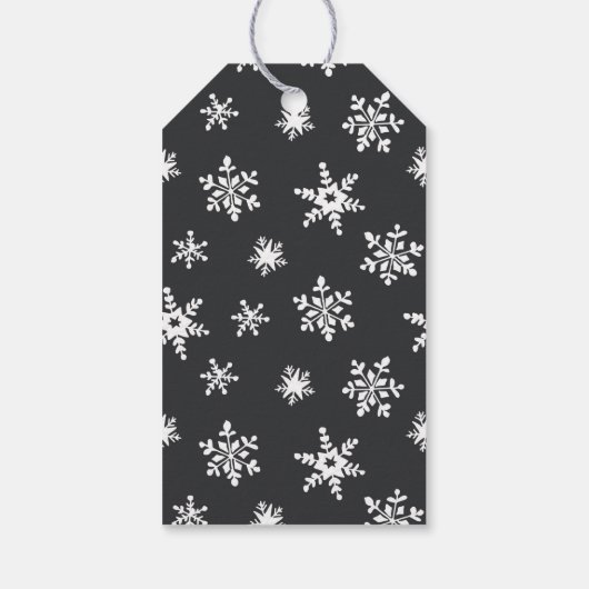 Cute Snowy Beer kerstfeestdag cadeautjes Labels Cadeaulabel (Achterkant)