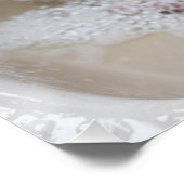 Cute Soapy Wet Puppy Bath Poster Mur Art (Coin)