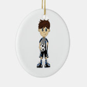 Cute Soccer Boy Ornament (Rechts)