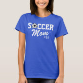 Cute Soccer Mam T-shirt (Voorkant)