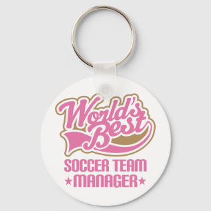Cute Soccer Team Manager Cadeft Sleutelhanger