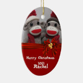 CUTE Sock Monkey Ornament BFF (Rechts)