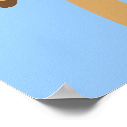 Cute Sock Monkey Poster (Hoek)