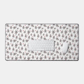Cute Socket Monkeys met Red Hearts Pattern Bureaumat (Keyboard & Muis)