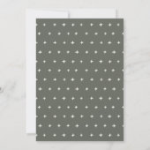 Cute Soft Oranje Floral Boho Verloving Invite Bedankkaart (Achterkant)