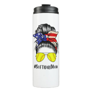 Cute Softball Ma Thermal Tumbler Thermosbeker