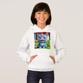Cute souriant bleu Kitten-55665 (Devant entier)