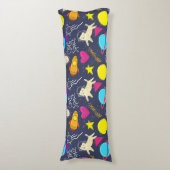 Cute Space Cats Lichaamskussen (Voorkant Verticaal)