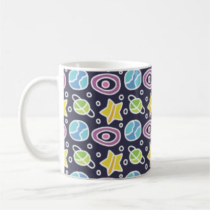 Cute Space Pattern Koffiemok