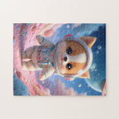 Cute Space Puppy Astronaut Jigsaw Puzzle (Horizontal)
