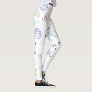 Cute Space Rockets Patroon   LEGGINGS