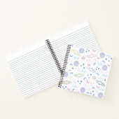 Cute Space Rockets Patroon | NOTITIEBOEK (Binnen)