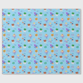 Cute Space wrapping paper  Cadeaupapier (Vlak)