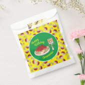 Cute Spaghetti kinderen Birthday Party Kawaii Bedankzakje (Gezegeld)